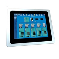 IHM étanche 17 pouces Intel I3 N2840 64G Ssd Pfsense tout en un écran tactile Pc panneau industriel tablette d'ordinateur