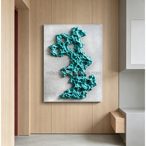 Arte Mural Moderno en 3D con Textura de Coral, Escultura Abstracta en Relieve, Pintura para Decoración de Hogares y Hoteles de Lujo JZ-234 JZ-234 JZ-234 - Product Image 1