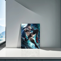 Boxer féminin sexy fait à la main 40*50cm, kit de peinture diamantée ronde complète, acrylique 5D de haute qualité, décor moderne, 1 pièce