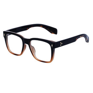 Monture de lunettes carrée pour homme ZS-98136, monture intégrale, verres interchangeables, lunettes optiques à double usage pour la vue de près et de loin - Product Image 2