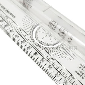 Ghiera goniometro integrato Multi-funzionale righello di rotolamento ideale per <span class=keywords><strong>disegno</strong></span> tecnico e <span class=keywords><strong>disegno</strong></span> SKU # MPR30 - Product Image 2
