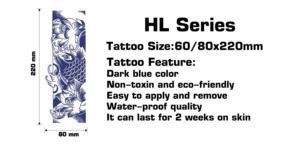 Arm Band Temporary <b>Tattoo</b> Stickers <b>Paper</b> Material Water Resistant Body Face <b>Tattoo</b> Lasting 2 Weeks - Product Image 2
