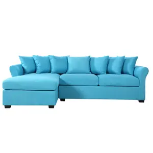 Hot Sale L Shaped Corner Couch Living Room Set 7 Seater Sofa