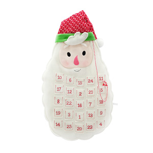 Nouveau design en gros de tissu de toile imprimé compte à rebours suspendu <span class=keywords><strong>calendrier</strong></span> de l'<span class=keywords><strong>avent</strong></span> de Noël pour enfants cadeaux - Product Image 5