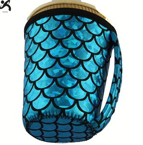 Manchons isothermes en néoprène personnalisés 16oz 22oz 32oz, refroidisseur réutilisable pour canettes, motif dessin animé, imperméable, sublimation par transfert thermique - Product Image 3