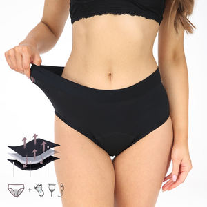 Intiflower PL605 Culotte menstruelle lourde à 4 couches Sous-vêtement biologique super doux pour femme - Product Image 2