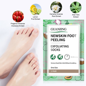 <span class=keywords><strong>Masque</strong></span> exfoliant pour les <span class=keywords><strong>pieds</strong></span> à base de plantes biologiques Guanjing, 2 pièces, <span class=keywords><strong>gommage</strong></span> hydratant, élimine les cellules mortes, pour femmes, approvisionnement OEM - Product Image 4