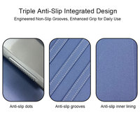 Housse de tablette vintage à couleurs contrastées pour iPad A16 et tablette Android avec support réglable et protection intégrale