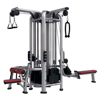 ROSEN Équipement de gymnastique professionnel Fitness Bodybuilding Multi-Fonction 4 Station Pin Loaded Multi-Jungle Machine d'exercice