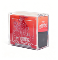 Boîte d'entraînement Elite en acrylique empilable personnalisée, étui de présentation TCG pour boîte ETB en acrylique empilable de 5+8 mm
