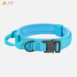 Toptan özelleştirilebilir Polyester Pet yaka klasik ağır taktik eğitim köpek aksesuarları geniş ayarlanabilir Metal toka - Product Image 3