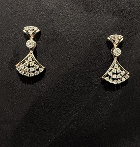 ชุดสร้อยคอธรรมชาติพร้อมต่างหู14K/เครื่องประดับทองแท้มีสไตล์และหรูหรา - Product Image 3