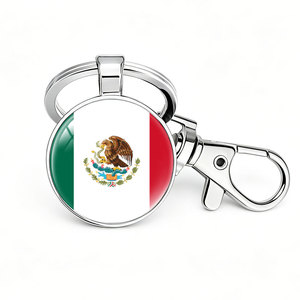 Porte-clés en cristal avec drapeau de la Jordanie, avec fermoir mousqueton, porte-clés drapeau mondial, pendentif pour clés de voiture, décoration de sac à dos, souvenir, cadeau personnalisé - Product Image 4
