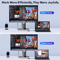 Câble adaptateur Mini DP Thunderbolt vers HDTV 4K/1080P Mini DP mâle vers HDTV femelle noir pour Macbook Pro Air Mac