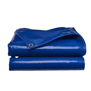 18oz Lona PVC Vinyl Coated Water Resistant Red Orange White Color Tarpaulin - Product Image 2