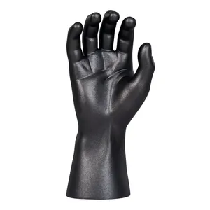 Schwarzer Plastik-Realistischer Herren-Puppenhand für Handschuh-Vorführung