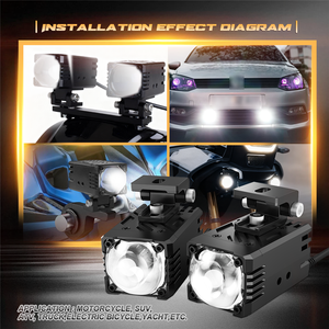 Style automobile, <span class=keywords><strong>phare</strong></span> LED DRL, yeux de démon, yeux maléfiques, lumière LED pour voiture, projecteur de <span class=keywords><strong>phare</strong></span> - Product Image 4