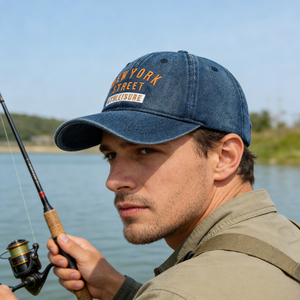 Casquettes de baseball et casquettes Dad Hats unisexe en coton lavé vintage de qualité supérieure, 6 panneaux, non structurées, ajustables, personnalisables avec broderie, vente en gros - Product Image 3