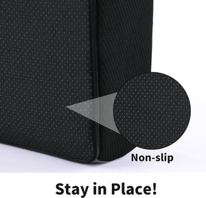 Ampio cuscino per sedile reclinabile in Memory Foam quadrato e antiscivolo con bordo curvo per poltrone poltroncine antistress - Product Image 3