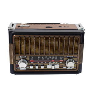 Quà Tặng Nhỏ Tiếp Nhận Tốt Nhất AM/<span class=keywords><strong>FM</strong></span>/SW 3 Ban Nhạc Đài Phát Thanh Di Động Với USB/TF Âm Nhạc Máy Nghe Nhạc Retro Đài Phát Thanh Cho Home & Ngoài Trời - Product Image 1