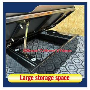 Asiento de cama para autocaravana personalizado VIP de lujo personalizado de fábrica Camper de nuevo diseño con acabado de cuero para autocaravana de autobús Vito y Alphard - Product Image 5