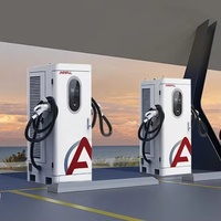 AMPPAL Nouvelle station de recharge pour véhicules électriques 60KW - 160KW, installation facile, qualité fiable, station de recharge CCS au sol, pour la maison et le commerce