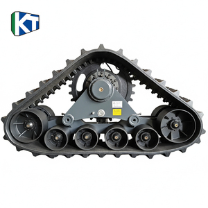 Customized Rubber Track Conversion Triangle System Triangle Rubber Track Assembly For Deere S780 9900i 8600 Use - Product Image 3