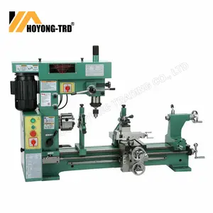 HQ500 420mm swing over bed multipurpose turn mini lathe mill lathe mill combo