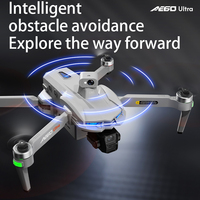 Drone professionnel AE60 US Stock 4K avec nacelle 3 axes, transmission d'image numérique WIFI 5.8G, évitement d'obstacles et GPS avec caméra