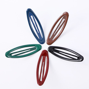 Pince à cheveux ovale 12 cm en métal, pince BB pour usage quotidien, unisexe - Product Image 3