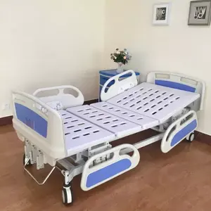 Cama de Hospital Eléctrica para el Cuidado en el Hogar de Personas Encamadas, 3 Manivelas, Camas Clínicas con Certificación CE, Capacidad de 260 kg, Garantía de 3 Años - Product Image 6
