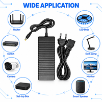 Alimentation à découpage 15V 5A 75W multi-tailles avec prise CC, adaptateur de bureau pour caméra de sécurité et ventilateur – Direct Usine