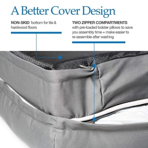 High Quality Pet <strong>Bed</strong> Pet Products Memory Foam <strong>Dog</strong> <strong>Bed</strong> Luxury <strong>Dog</strong> <strong>Bed</strong> <strong>Sofa</strong> with Waterproof Liner - Product Image 5