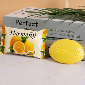 Harmony Lemon Beauty <strong>Soap</strong> 75g Extra Moisturizing Fruity <strong>Scent</strong> Gentle Cleansing Bath Bar <strong>Soap</strong> for Daily Body Face Washing - Product Image 3