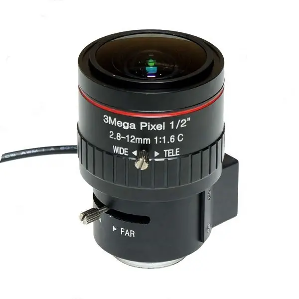C Mount weitwinkel objektiv 2.8-12mm DC auto iris CCTV Camera Lenses für Security Camera