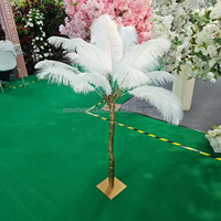 Arbre artificiel de cerisier blanc de 3, 4 et 5 pieds, faux arbre à fleurs de cerisier blanc tombant, petit arbre artificiel pour l'intérieur