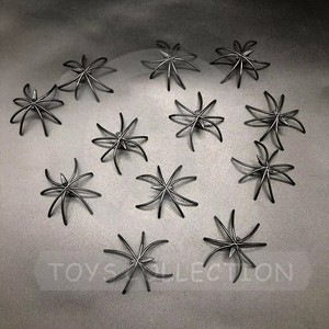 Juego de Juguetes de Broma para Halloween, Arañas Negras de Plástico Realistas de 4 cm con Patas Delgadas, para Decoración de Fiestas Infantiles, Accesorios Espeluznantes - Product Image 6