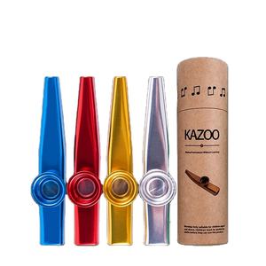 Trompette Kazoo en métal <span class=keywords><strong>Piccolo</strong></span> de grand saxophone de qualité professionnelle avec petit tube de flûte d'<span class=keywords><strong>instrument</strong></span> et membrane - Product Image 3