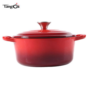 Meilleure Vente : <span class=keywords><strong>Cocotte</strong></span> en <span class=keywords><strong>Fonte</strong></span> Émaillée 24 cm 5QT avec Couvercle, Fond Plat, Fournisseur Chinois, En Stock - Product Image 2