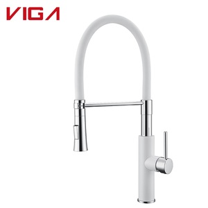 Rubinetto da <span class=keywords><strong>Cucina</strong></span> Monocomando Colorato VIGA di Kaiping, Finitura Bianca con Doccetta Estraibile, Miscelatore da <span class=keywords><strong>Cucina</strong></span> - Product Image 1