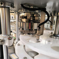Machine automatique de scellage de couvercle de canette de soda en aluminium plastique pour animaux de compagnie