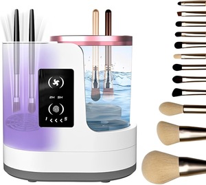 Nettoyeur de brosse de maquillage électrique portable rechargeable automatique avec dispositif de séchage - Product Image 6