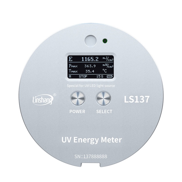 LS137 UVALED Light Source Energy Meter UV Radiation Meter 365nm 385nm 395nm 405nm UV Ink Glue Coating Curing Exposure Printing