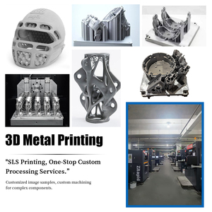 บริการพิมพ์สามมิติแบบกำหนดเองด้วยไทเทเนียมด้วยเทคโนโลยี SLM ให้บริการวัสดุสำหรับอุปกรณ์อุตสาหกรรม SLS SLM ชิ้นส่วนโลหะที่ปรับแต่งได้ความแม่นยำสูง - Product Image 2