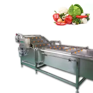 Gốc Rau Bàn chải máy giặt cần tây rau máy giặt Rau máy giặt 100kg/hr