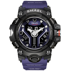 SMAEL 8075 <strong>Watch</strong> <strong>Outdoor</strong> Sports Men's Large Dial Complete Calendar Repeater Auto Date Chronograph Alarm Electronic <strong>Watch</strong> <strong>for</strong> Men - Product Image 1