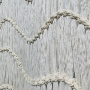 <span class=keywords><strong>Tapisserie</strong></span> <span class=keywords><strong>murale</strong></span> en macramé style vague bohème moderne avec franges douces, décorations <span class=keywords><strong>pour</strong></span> une maison chaleureuse - Product Image 5