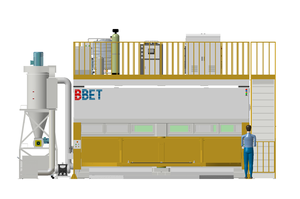 Célula de corte por chorro de agua <span class=keywords><strong>BBET</strong></span>, robot aéreo completamente cerrado con mesa giratoria CNC - Product Image 2