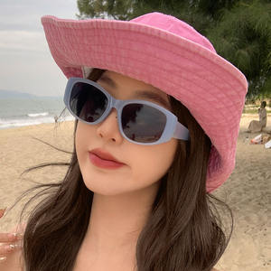 Gafas de Sol para mujer en estilo occidental; Gafas de alta gama para caras redondas con un broche callejero; <span class=keywords><strong>Sweet</strong></span> Girl Sung - Product Image 3