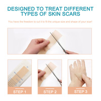 Feuilles de Silicone en Gros pour Cicatrices, Élimination des Chéloïdes, Patchs Adhésifs pour le Visage et la Peau, Produits de Traitement au Gel Anti-Cicatrice